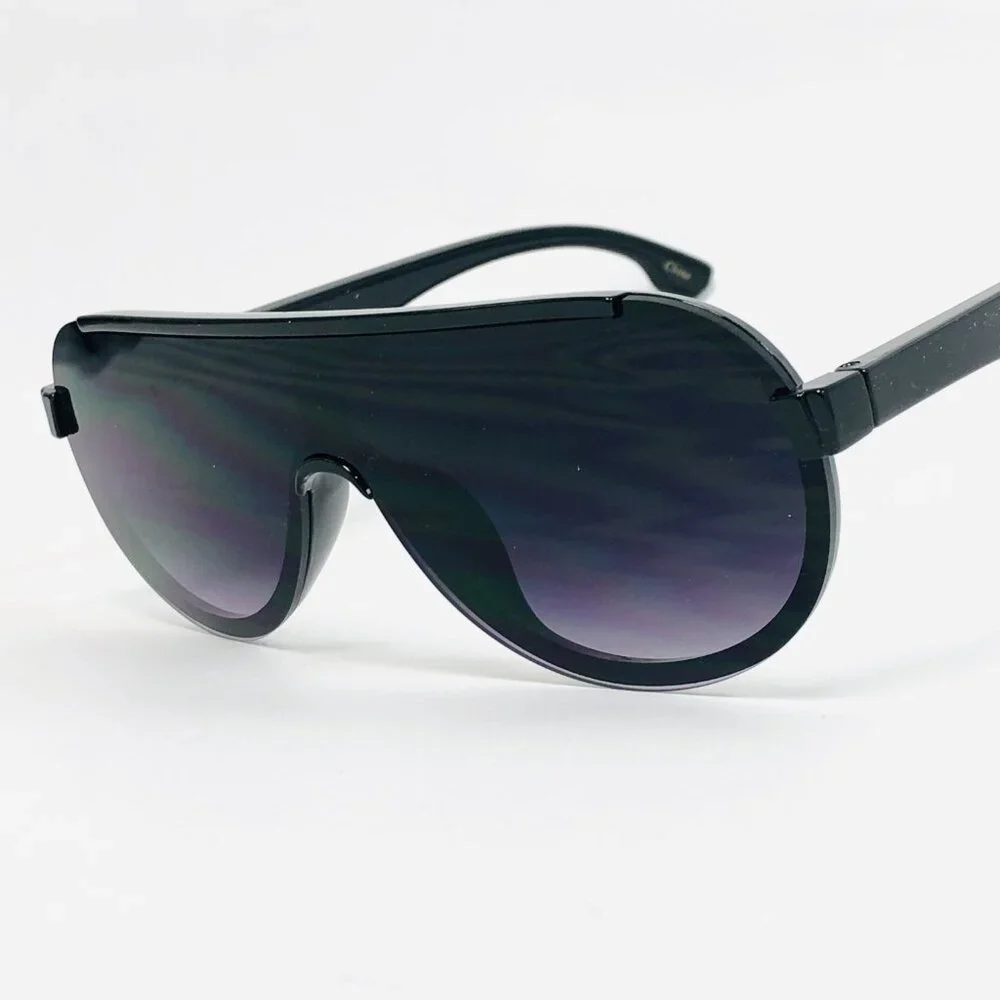 Men Sports Sunglasses Fashion Designer Retro Black Lens Outdoor‎ Driving  Lentes